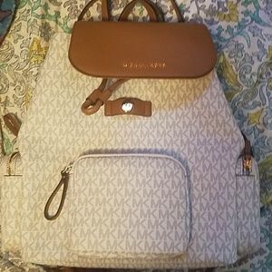 Brand new michael Kors abbey backpack